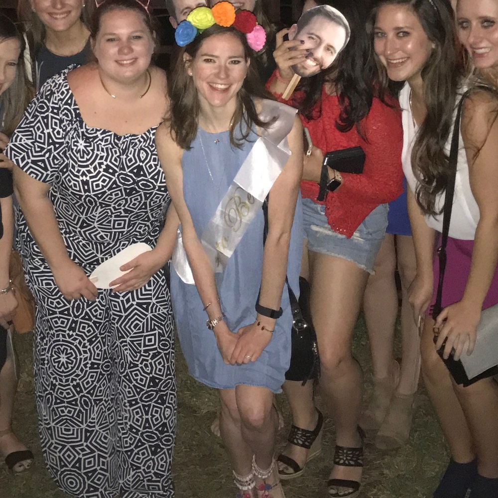 Chambray high neck swingy dress